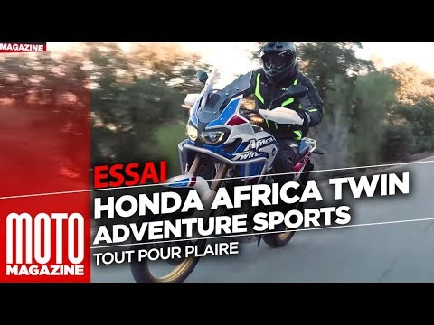 Honda Africa Twin Adventure Sports DCT 2018 – TEST Moto Magazine (ENGLISH SUBTITLES)