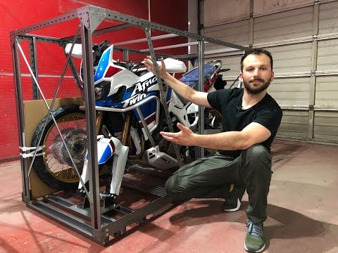 New AFRICA TWIN Adventure Sports Unboxing & Start-up