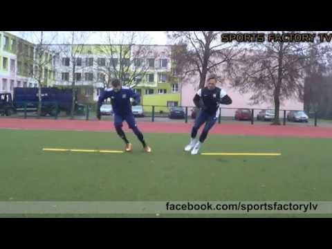 Sports Factory • Individual Football training • Quick feet, Passing, Agility (HD)